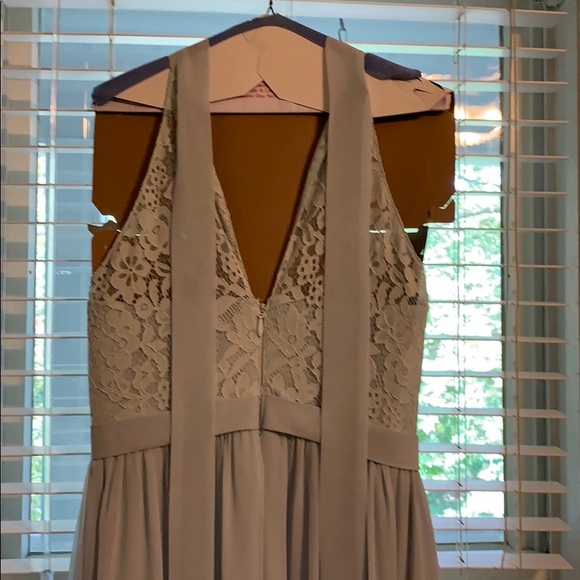 Mist Bridesmaid Dress Azazie - Picture 5 of 6